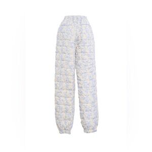 NWT Yellow the label ADA QUILTED JOGGERS — BLUE TOILE
